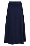 Neo Noir - Nederdel - Yara Poplin Skirt - Navy