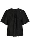 Neo Noir - Bluse - Odet Embroidery Blouse - Black