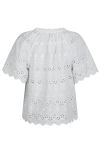 Neo Noir - Bluse - Odet Embroidery Blouse - White