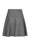 Neo Noir - Nederdel - Pamelo Skirt - Dark Grey Melange 