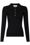 Neo Noir - Bluse - Panama Knit Blouse - Black