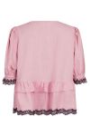 Neo Noir - Bluse - Raya Embroidery Blouse - Powder
