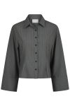 Neo Noir - Skjorte - Rosa Pinstripe Shirt - Grey