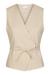 Neo Noir - Vest - Samara Melange Waistcoat - Beige Melange