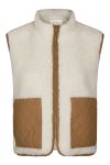 Neo Noir - Vest - Scout Teddy Waistcoat - Off White