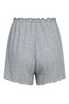 Neo Noir - Shorts - Merritt Pointelle Shorts - Light grey