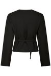Neo Noir - Bluse - Simmi Wrap Blouse - Black