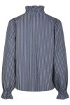 Neo Noir - Skjorte - Brielle Twill Stripe Shirt - Dusty Blue