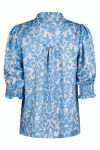Neo Noir - Skjorte - Diana Flower Blur Blouse - Light Blue