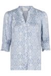 Neo Noir - Skjorte - Diana Soft Paisley Blouse - Light Blue