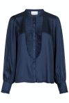 Neo Noir - Skjorte - Zola Blouse - Midnight Blue