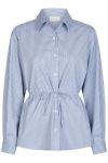 Neo Noir -  Skjorte - Solei Striped Shirt - Light Blue