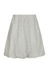 Neo Noir - Nederdel - Stela Small Check Skirt - Creme