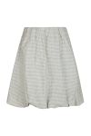 Neo Noir - Nederdel - Stela Small Check Skirt - Creme