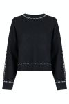 Neo Noir - Strik - Detri Knit Blouse - Black