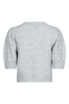 Neo Noir - Strik - Maia Pearl Knit Tee - Light Grey Melange