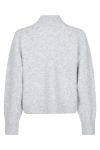 Neo Noir - Strik - Paulina Knit Blouse - Light Grey Melange