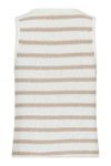 Neo Noir - Top - Chira Boucle Knit Stripe Top - Sand