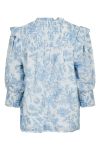 Neo Noir - Top - Davina Rose Field Blouse - Light Blue