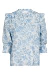 Neo Noir - Top - Davina Rose Field Blouse - Light Blue