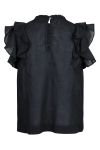 Neo Noir - Top - Greta S Voile Top - Black