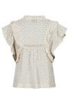 Neo Noir - Top - Jayla Basic Blossom Top - Creme