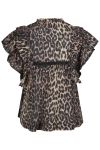 Neo Noir - Top - Jayla Leo Voile Top - Leopard 