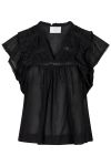 Neo Noir - Top - Jayla S Voile Top - Black