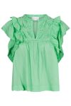 Neo Noir - Top - Jayla S Voile Top - Apple Green