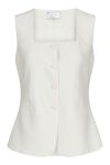 Neo Noir - Top - Lily Boucle Waistcoat - Creme 