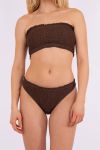 Neo Noir - Badetøj - Skin Lobster Bikini Top - Brown