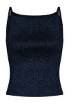 Neo Noir - Top - Marta Glitter Knit Top - Navy