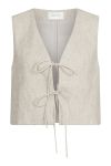 Neo Noir - Top - Varsa Ramie Waistcoat - Natural 