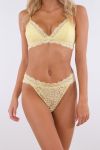 Neo Noir - Undertøj - Skin Lime Bra - Light Yellow