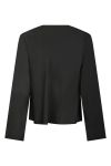 Neo Noir - Bluse - Vallista Soft Satin Blouse - Black