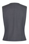 Neo Noir - Vest - Vendetta Melange Vest - Dark Grey