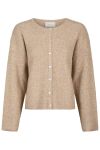Neo Noir - Cardigan - Vilja Knit Cardigan - Sand Melange