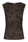 Neo Noir - Top - Liblana Mesh Stone Top - Brown