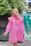 Noella - Kjole - Reno Ruby Ruffle Dress - Bright Pink