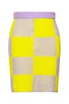 Noella - Nederdel - Kiana Knit Skirt - Lilac/Yellow Mix