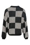 Noella - Strik - Kiana Knit Sweater - Black/Grey