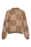 Noella - Strik - Kiana Knit Sweater - Brown/Sand