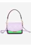 Noella - Taske - Blanca Bag Medium - Purple/Plum/Neon Green