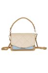Noella - Taske - Blanca Multi Compartment Bag - Offwhite/Lightblue/Camel 