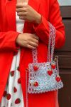 Noella - Taske - Bead Shopper Bag - Strawberry