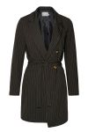Noella - Blazer - Forte Blazer Dress - Black Pinstripe
