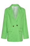 Noella - Blazer - Mille Oversize Blazer - Lime Green Check