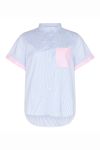 Noella - Skjorte - Ebony Shirt Poplin - Lightblue/Rose Mix