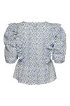 Noella - Bluse - Jordan Blouse Cotton - Blue Flower