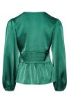 Noella - Bluse - Patty Blouse - Bottle Green